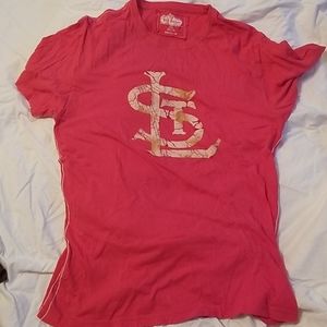 Red Jacket STL Cardinals faded t shirt
